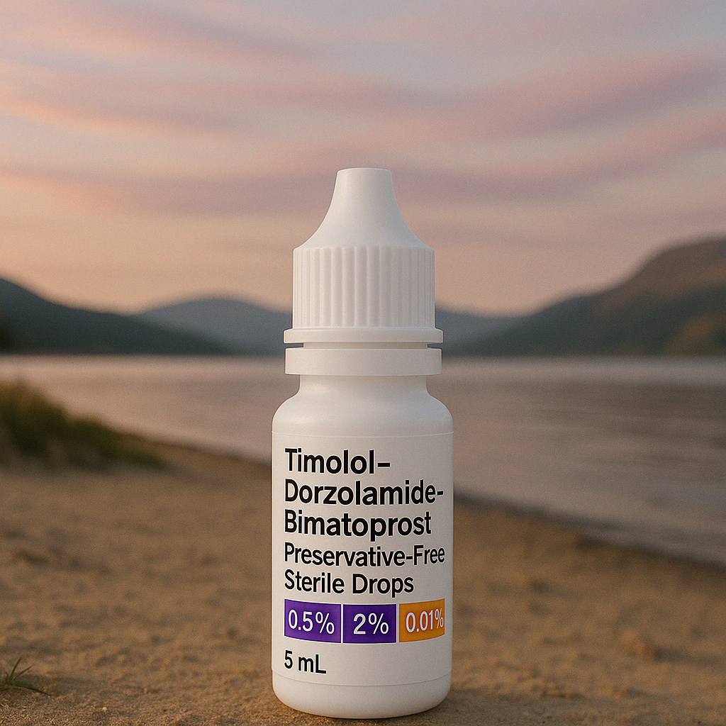 Less Drops Tim-Dor-Bim (Timolol + Dorzolamide + Bimatoprost)