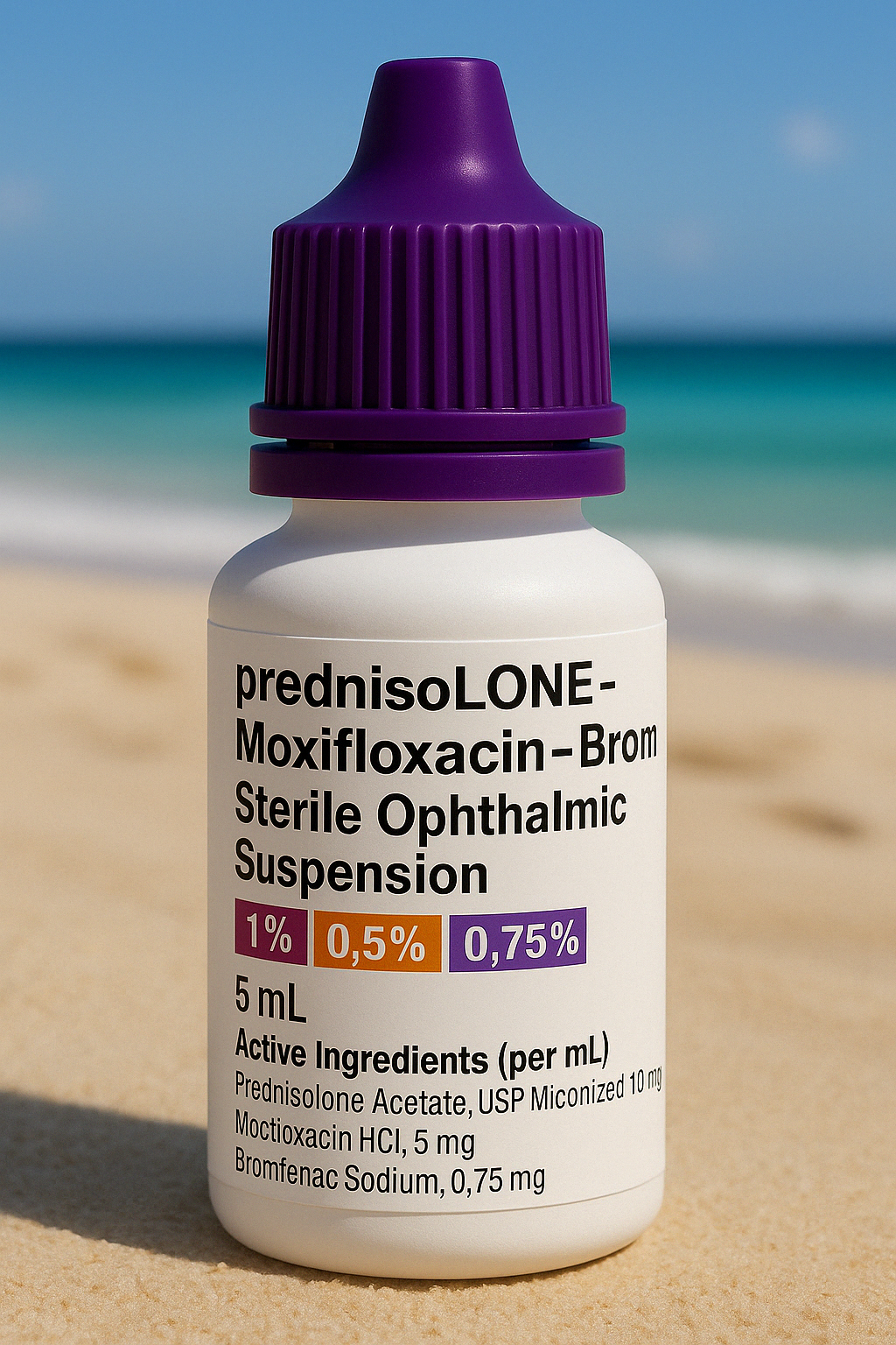 LessDrops Pred-Moxi-Brom Topical Suspension