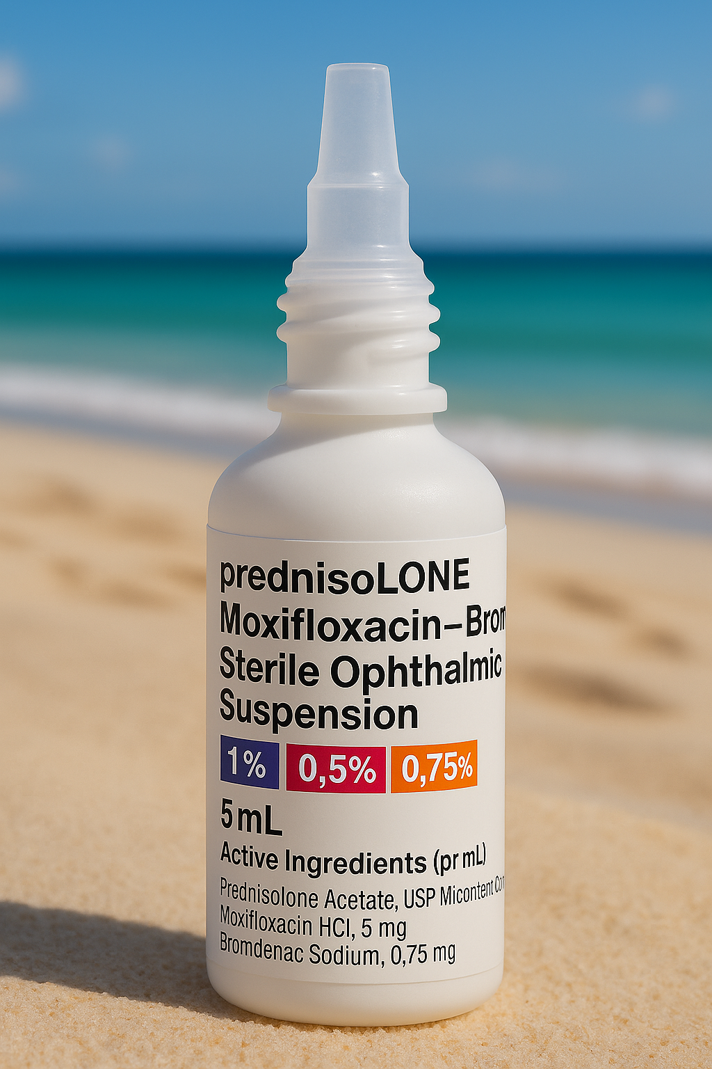 LessDrops Pred-Moxi-Brom Topical Suspension