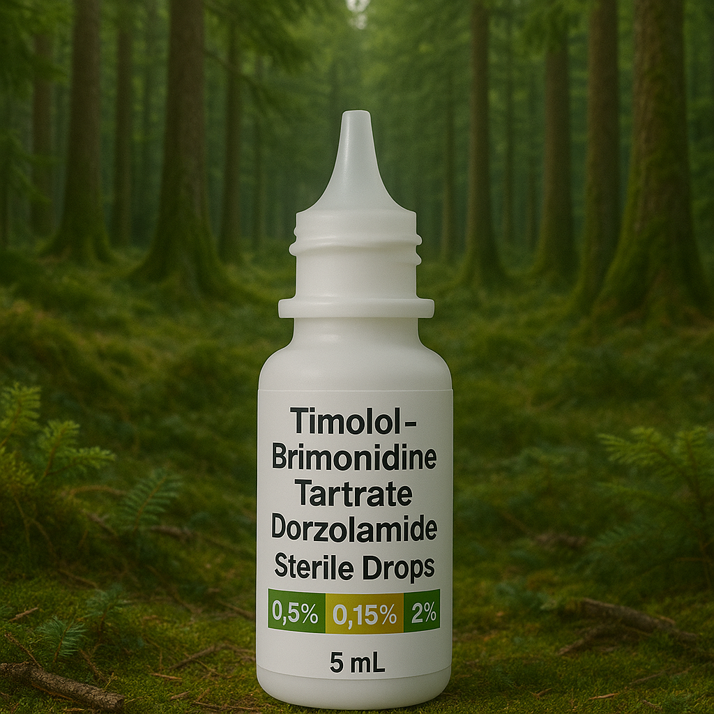 LessDrops Tim-Brim-Dor (Timolol + Brimonidine + Dorzolamide)