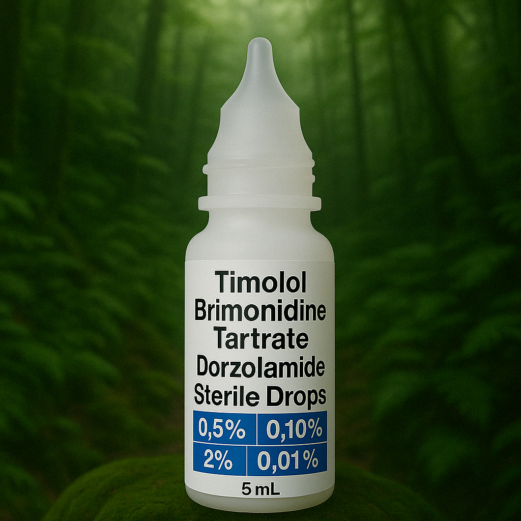Simple Drops Tim-Brim-Dor-Bim (Timolol + Brimonidine + Dorzolamide + Bimatoprost)